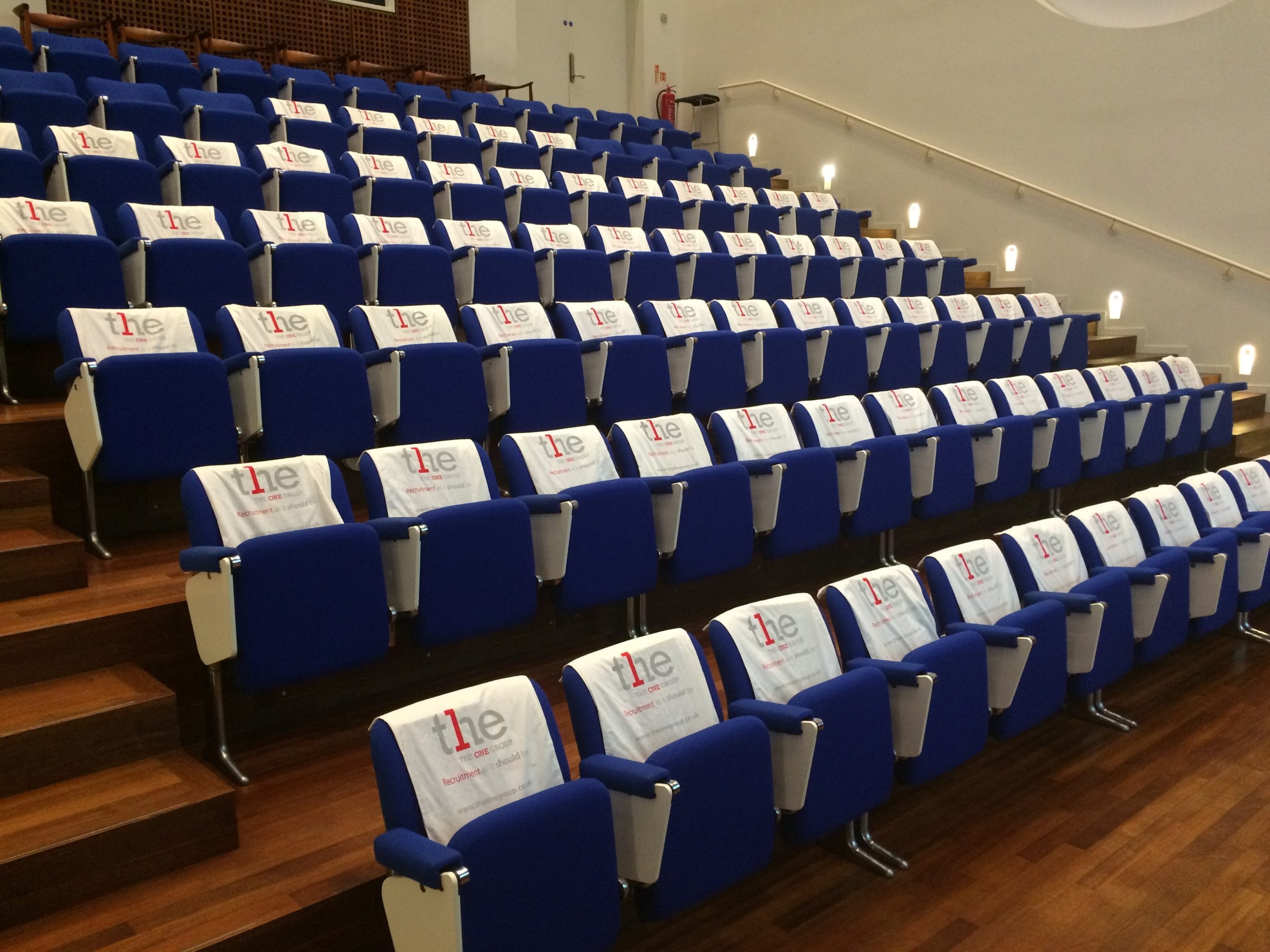 Lecture Theatre set up for One Group event