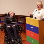 Sightsavers Picture of Stephen Hawking