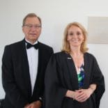 Picture of Gillian Secrett and the Ambassador of Denmark