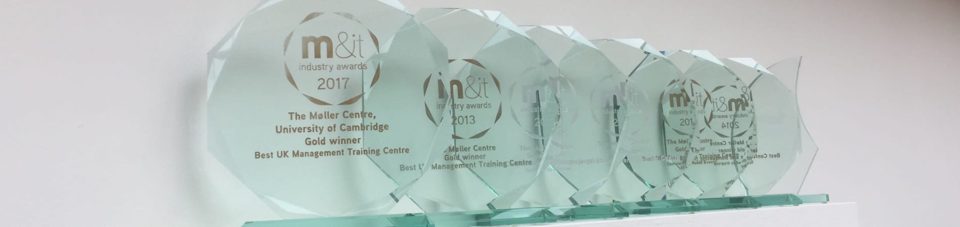 Awards at Moller Institute Picture of awards at Moller Institute