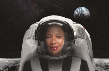 Picture of a space woman from the Explorer Mindset programme at Moller Institute