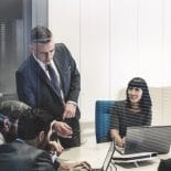 Part three Picture of business people talking