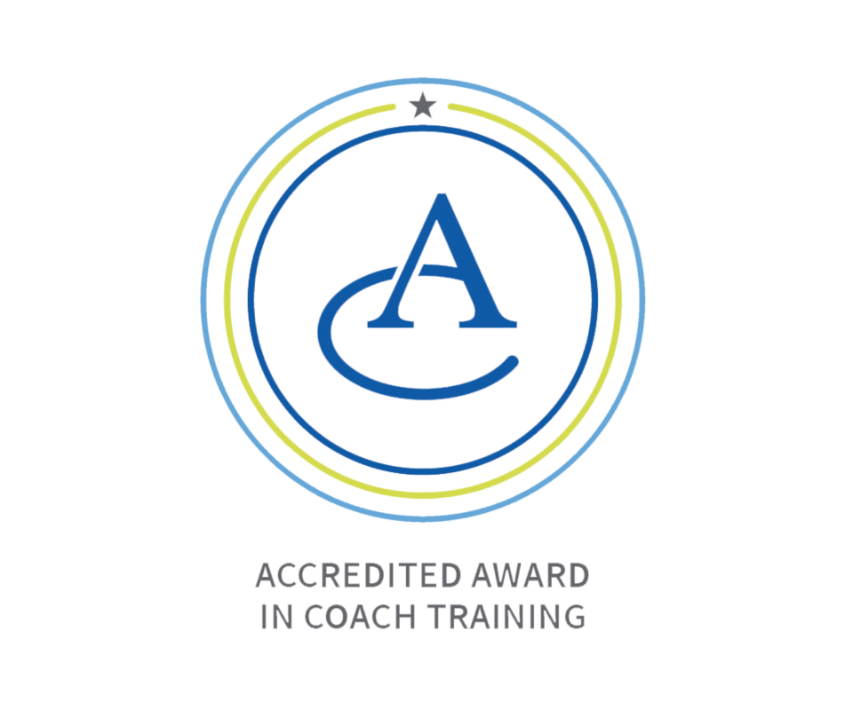 Picture of accredited award in coaching training logo