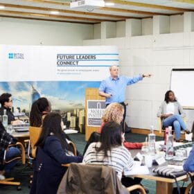 Picture of the British Council Future Leaders Connect programme at the Moller Institute