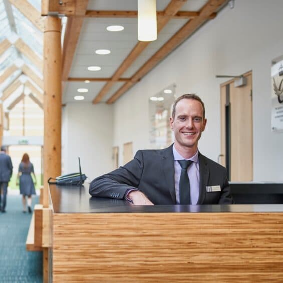 Picture of a Guest Services Manager at the Moller Institute