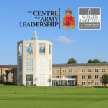 Picture of the Moller Institute with Centre for Army Leadership logo