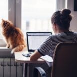 A normal that is right for you Picture of a person working from home