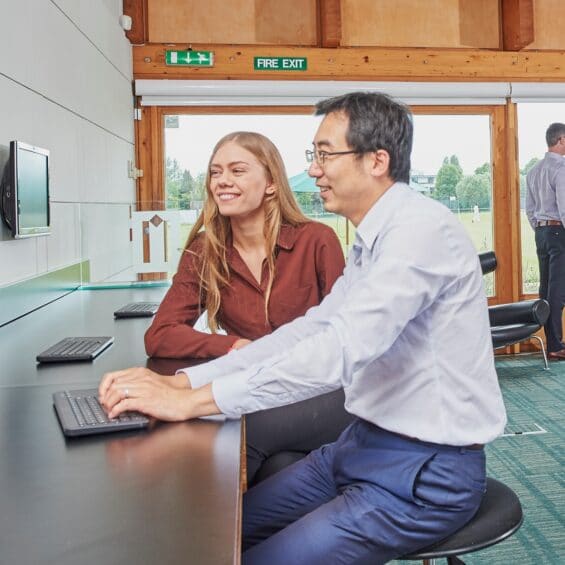 Picture of people working at the Moller Institute