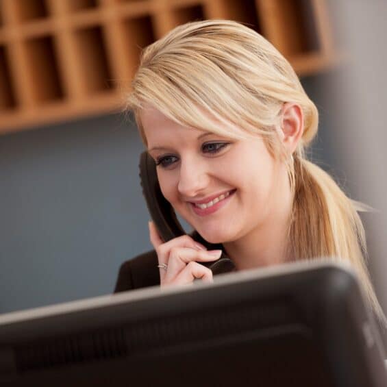 Picture of a Receptionist at Moller Institute