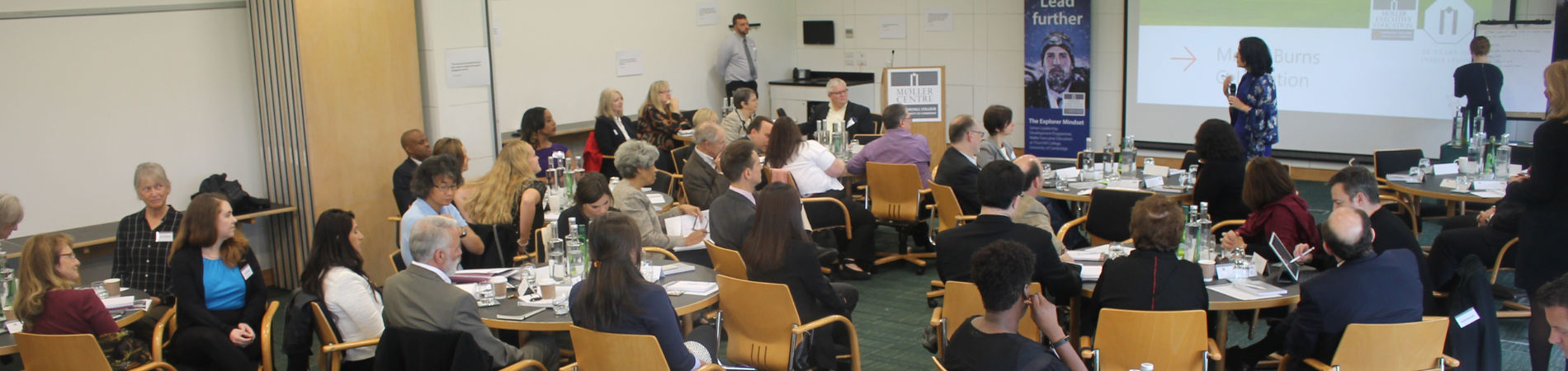 leadership programmes Picture of a leadership development programme at the Møller Institute
