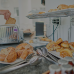 Picture of a breakfast buffet at the Møller Institute