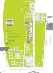 Picture of the site map of Møller Institute