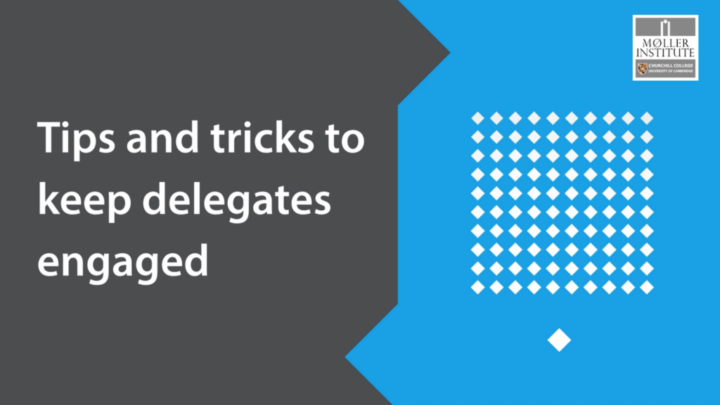 Picture of the intro to 7 tips and tricks to keep delegates engaged