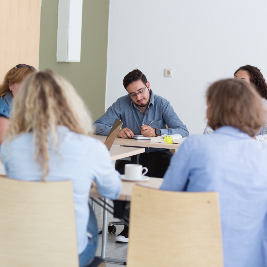 Picture of a business meeting