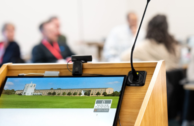 Photo of a Speakers' stand